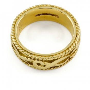 18ct Gold 7.5g Wedding Ring Size I